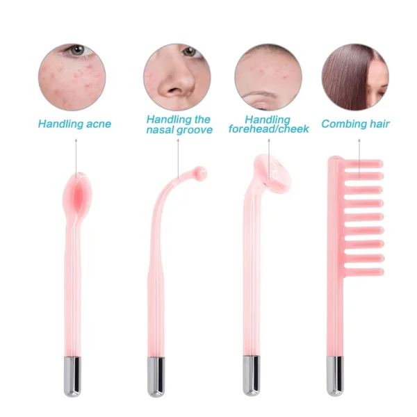 Portable High Frequency Facial Machine for Facial Skin Care and Therapy, Ideal for Home and Professional Use - Image 7