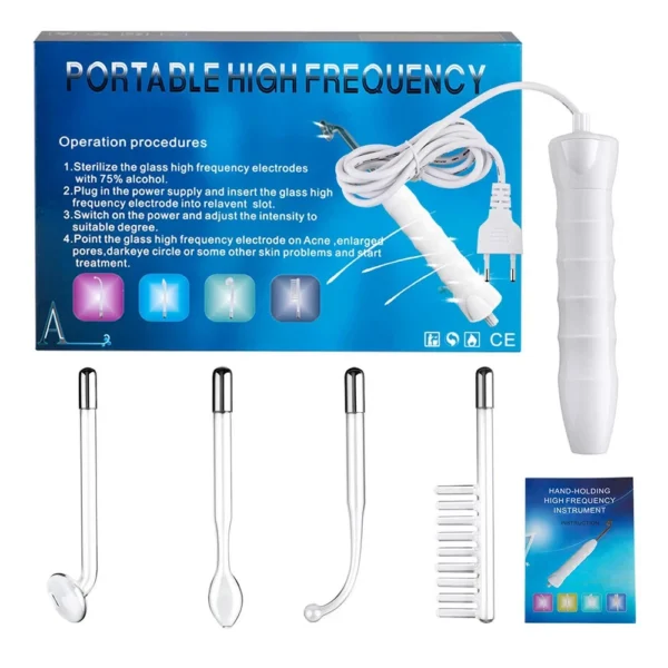 Portable High Frequency Facial Machine for Facial Skin Care and Therapy, Ideal for Home and Professional Use - Image 5
