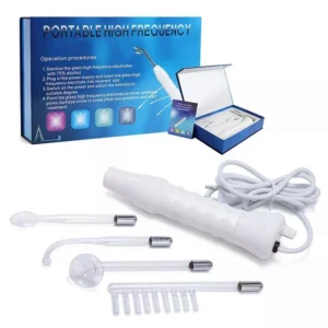 Portable High Frequency Facial Machine for Facial Skin Care and Therapy, Ideal for Home and Professional Use