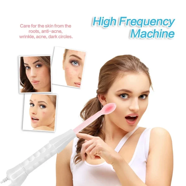Portable High Frequency Facial Machine for Facial Skin Care and Therapy, Ideal for Home and Professional Use - Image 2